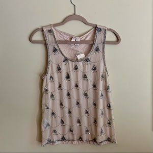 NWT 1920s inspired beaded top